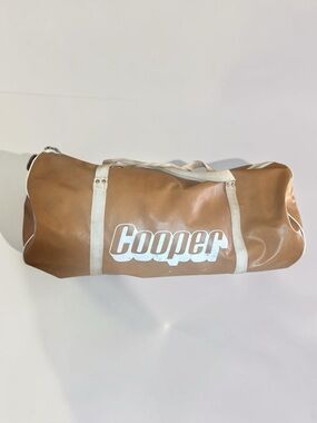 Vintage Cooper VKB Hockey Equipment Bag Brown Barbados 1970s 1980s Duffle